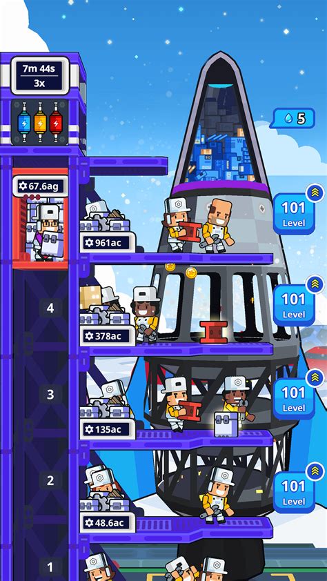 Rocket Star Idle Space Factory Tycoon Games V1.23.1 MOD APK